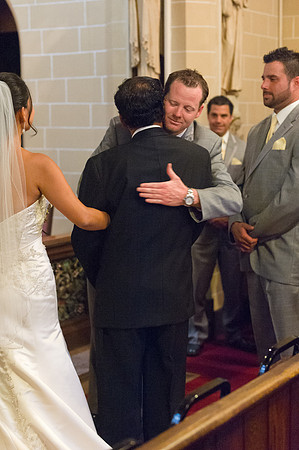 Bride at Alter with Groom
