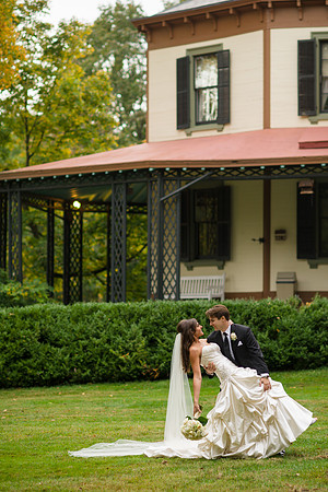Bride and Groom at Locust Grove
