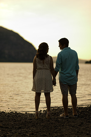 Engagement Photo at Cold Spring, NY