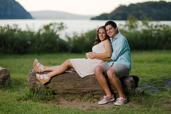 Engagement Photo at Cold Spring, NY