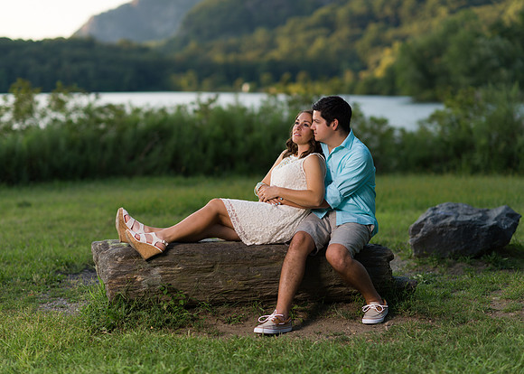 Engagement Photo at Cold Spring, NY