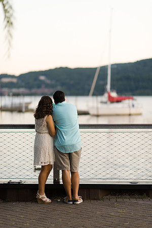 Engagement Photo at Cold Spring, NY