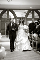 Father Walks Bride down aisle