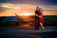 Sunset Engagement Photo