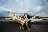 Unique Engagement Photo