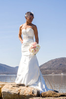 Bride by Hudson River - Westchester New York