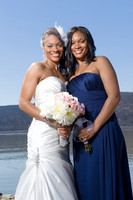 Bride with Maid of Honor Wedding Photo