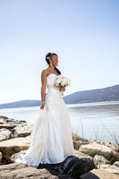 Bride by Hudson River Wedding Photo