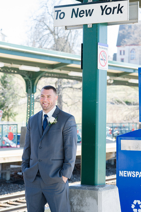 Groom the Reveal Photos before Wedding Ceremony