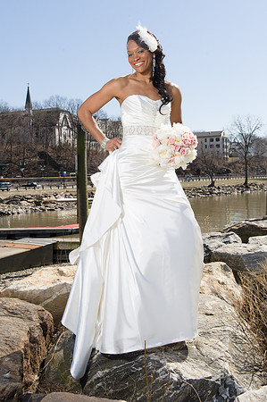 Bride Photo by Hudson River Peekskill New York