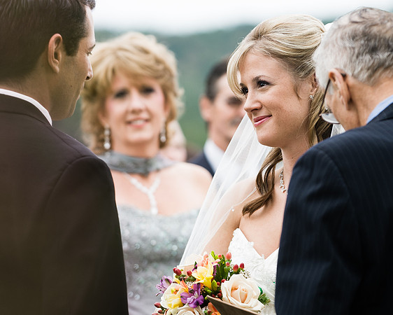 Links at Unionvale Wedding Ceremony Photo