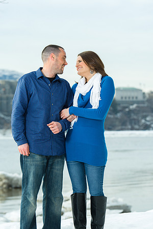 Winter Engagment Portraits - Hudson Valley, NY