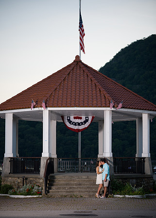 Engagement Photo at Cold Spring, NY