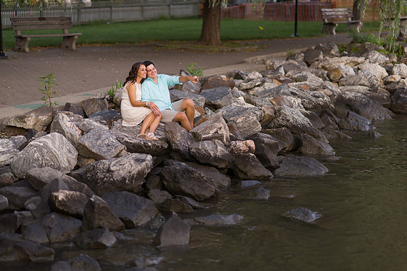 Engagement Photo at Cold Spring, NY