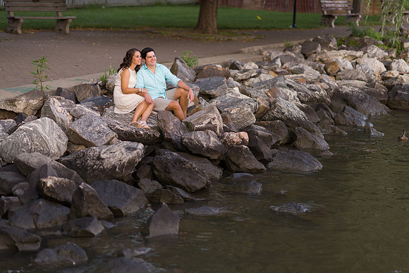 Engagement Photo at Cold Spring, NY