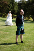 First Look at Wedding