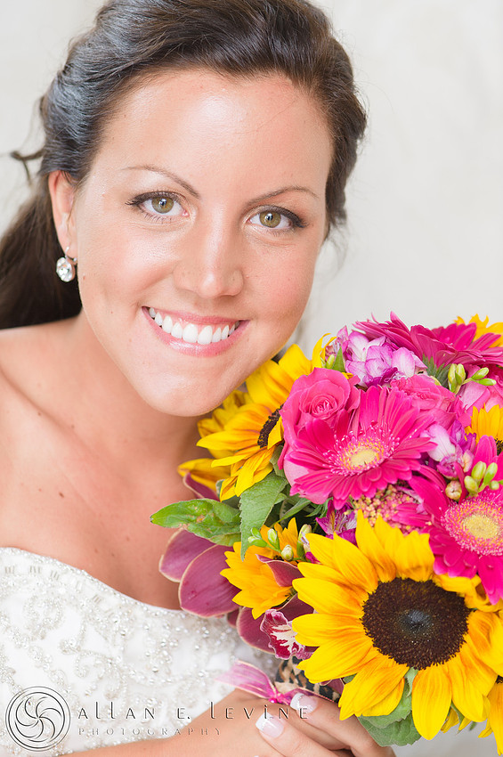 Dori with her flowers