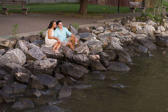 Engagement Photo at Cold Spring, NY
