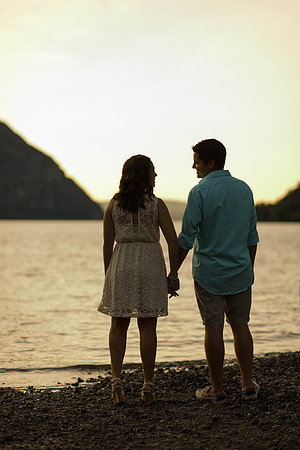 Engagement Photo at Cold Spring, NY