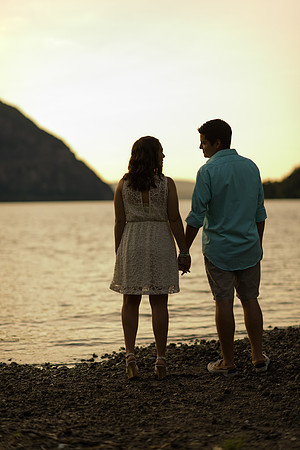 Engagement Photo at Cold Spring, NY