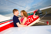 Airplane Theme Engagement Photo
