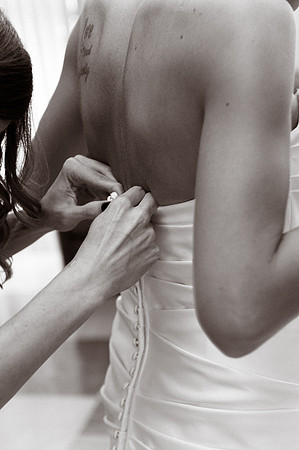 Bride Getting Ready