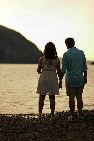 Engagement Photo at Cold Spring, NY