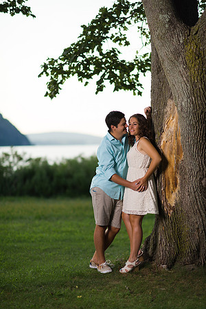 Engagement Photo at Cold Spring, NY