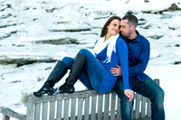 Winter Engagment Portraits - Hudson Valley, NY