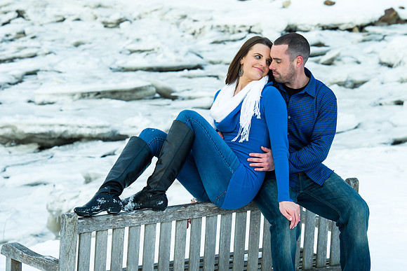 Winter Engagment Portraits - Hudson Valley, NY