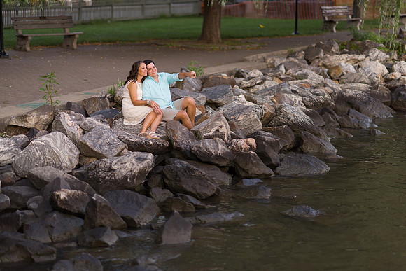 Engagement Photo at Cold Spring, NY