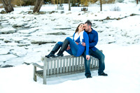 Winter Engagment Portraits - Hudson Valley, NY