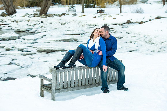Winter Engagment Portraits - Hudson Valley, NY