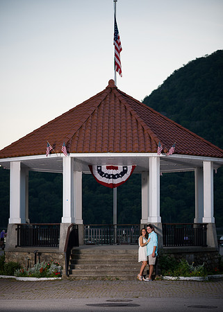 Engagement Photo at Cold Spring, NY