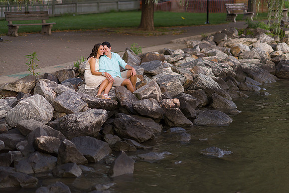 Engagement Photo at Cold Spring, NY