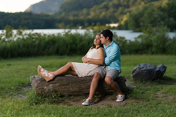 Engagement Photo at Cold Spring, NY