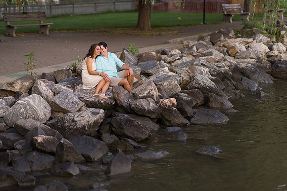 Engagement Photo at Cold Spring, NY