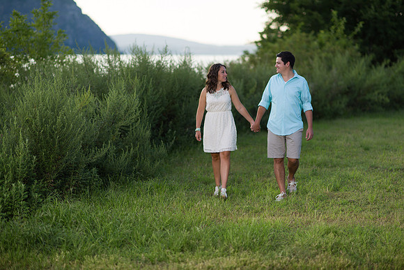 Engagement Photo at Cold Spring, NY