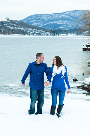 Winter Engagment Portraits - Hudson Valley, NY