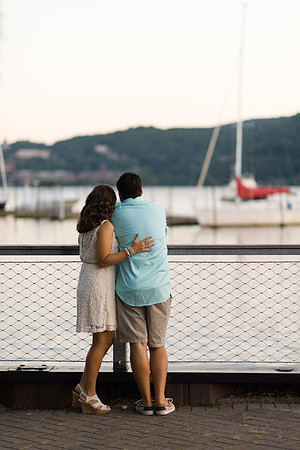Engagement Photo at Cold Spring, NY