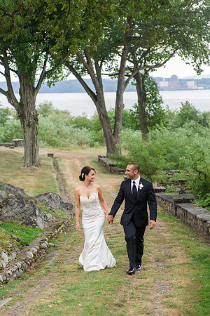 Groom and Bride Walking