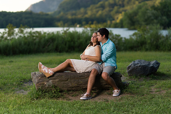Engagement Photo at Cold Spring, NY