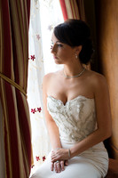 Bride Sitting by Window