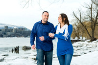 Winter Engagment Portraits - Hudson Valley, NY