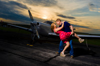 Airplane Engagement Photo