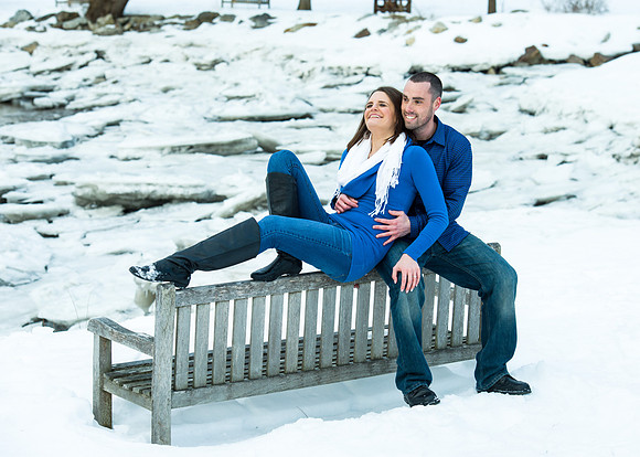 Winter Engagment Portraits - Hudson Valley, NY