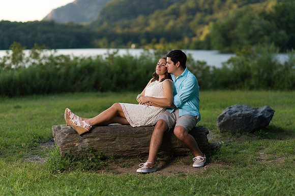 Engagement Photo at Cold Spring, NY