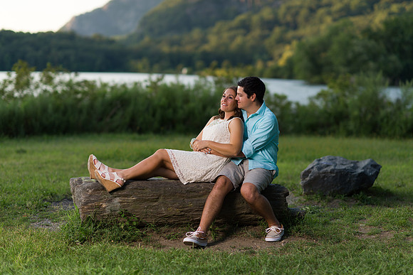Engagement Photo at Cold Spring, NY