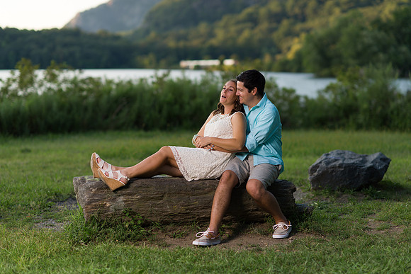 Engagement Photo at Cold Spring, NY