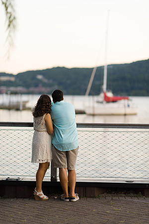 Engagement Photo at Cold Spring, NY
